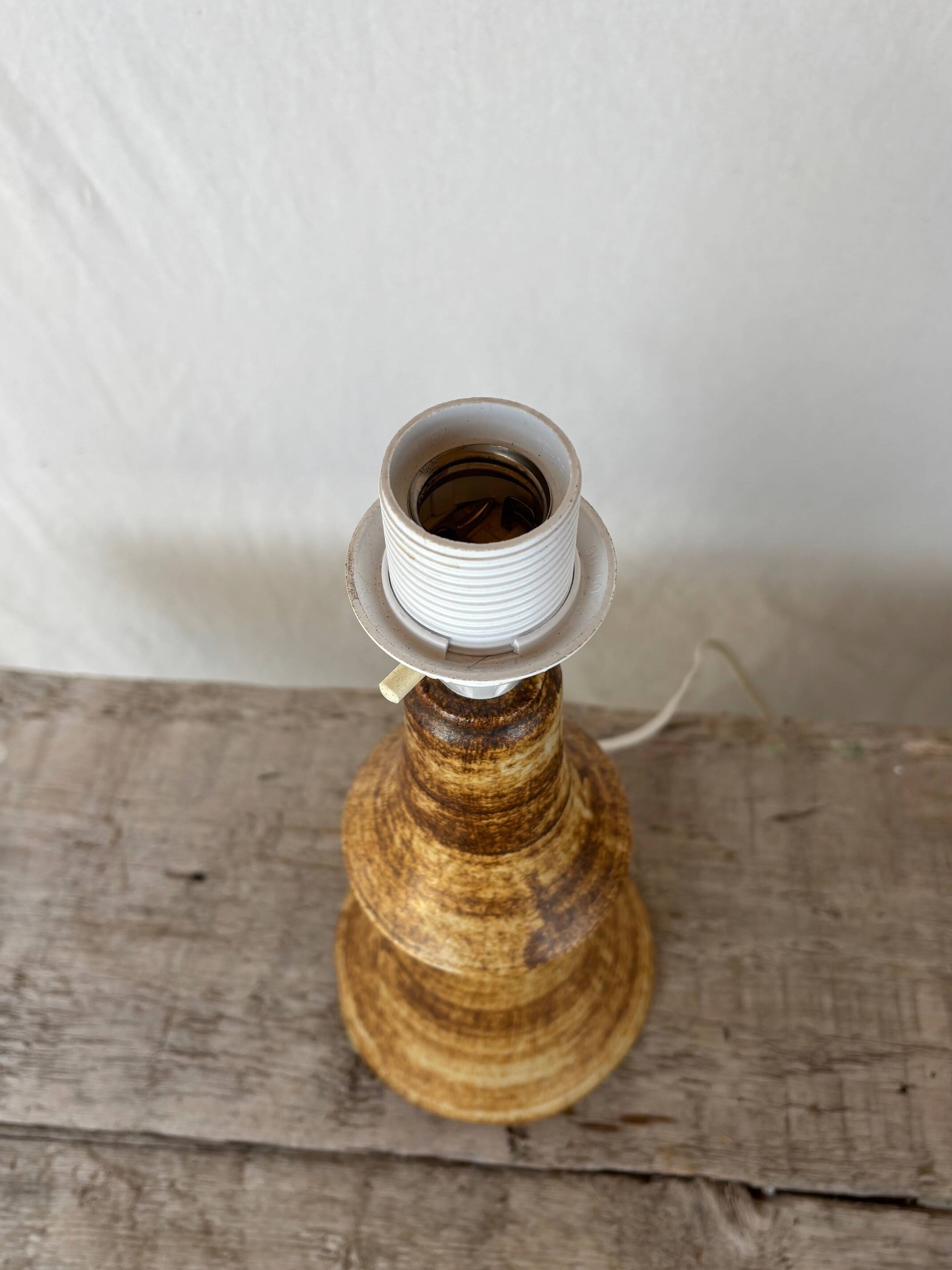 ceramic lamp by Ego Stengods - Sweden 1970s/80s