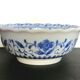 6 blue and white ceramic cups