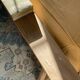 Solid oak farmhouse bench
