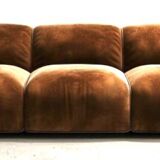 3-seater modular fabric sofa