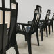 Vintage Boston garden dining chairs Pierre Paulin Henry Massonnet
