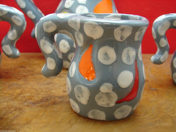 Cruche ou pichet chopes design, Vallauris