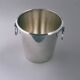 Art Deco silver-plated metal champagne bucket, 1960s