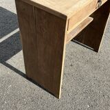 Console - antique solid wood side table with drawer