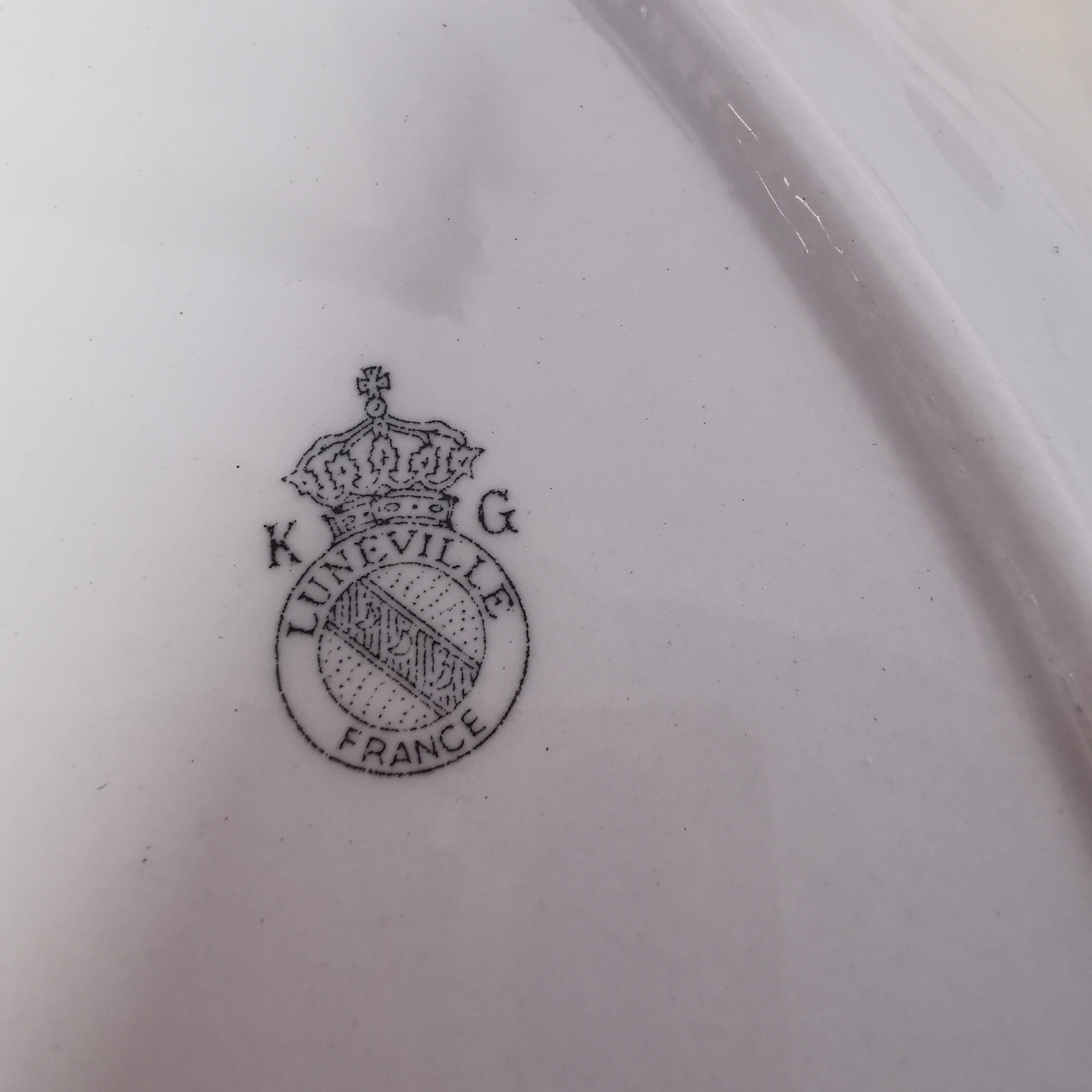 Ravier Keller - Guerin - blue flower décor