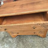 Art deco chest of drawers, vintage old furniture