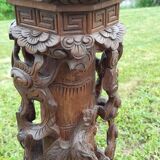 Exotic wood column (indonesia?)