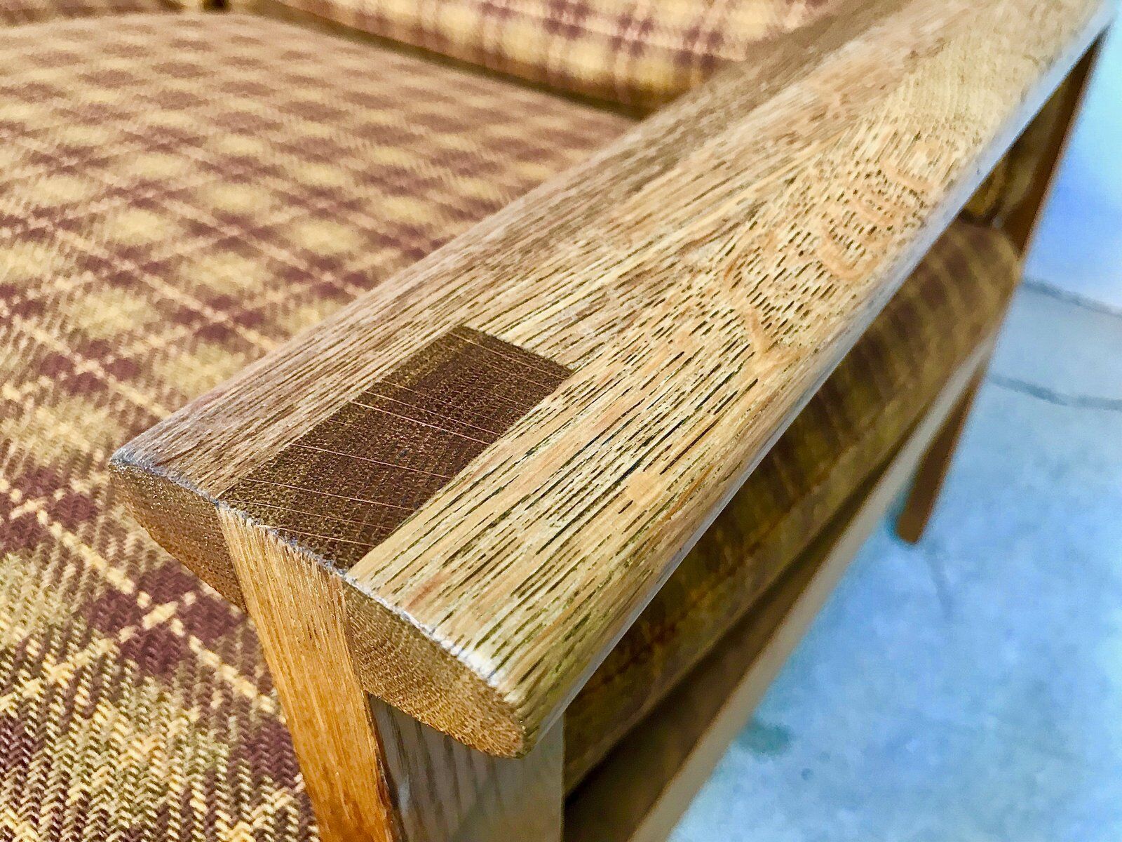 3-seater highback Capella sofa in oak by Illum Wikkelsø, Denmark 1960s