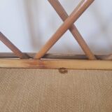 Rattan wall shelf