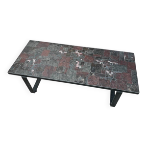 table basse en carrelage