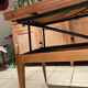 Table basse à système Révélation vintage Design Albert Ducrot année 50/60