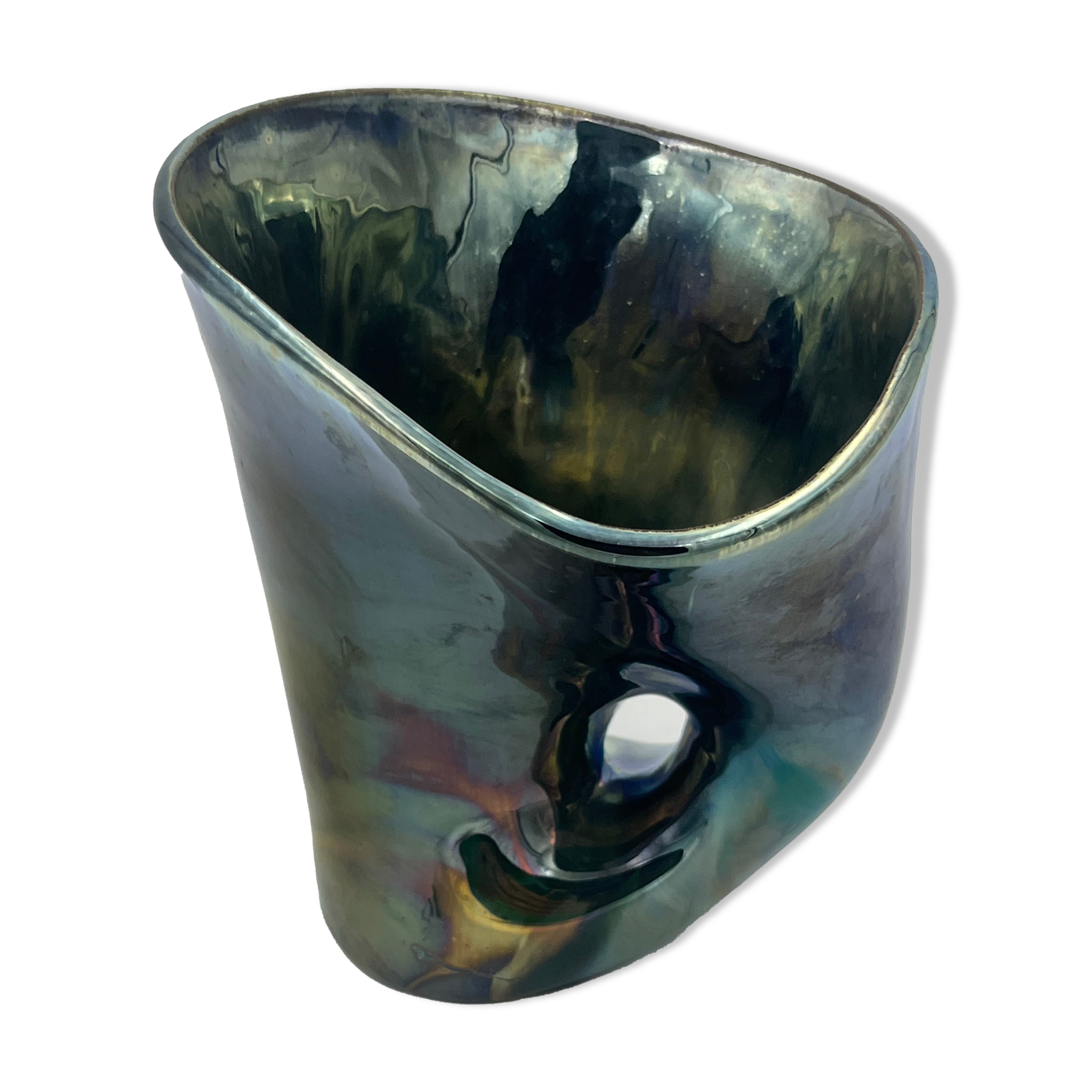 Rambervillers flemish sandstone vase attributed to A. Cytère