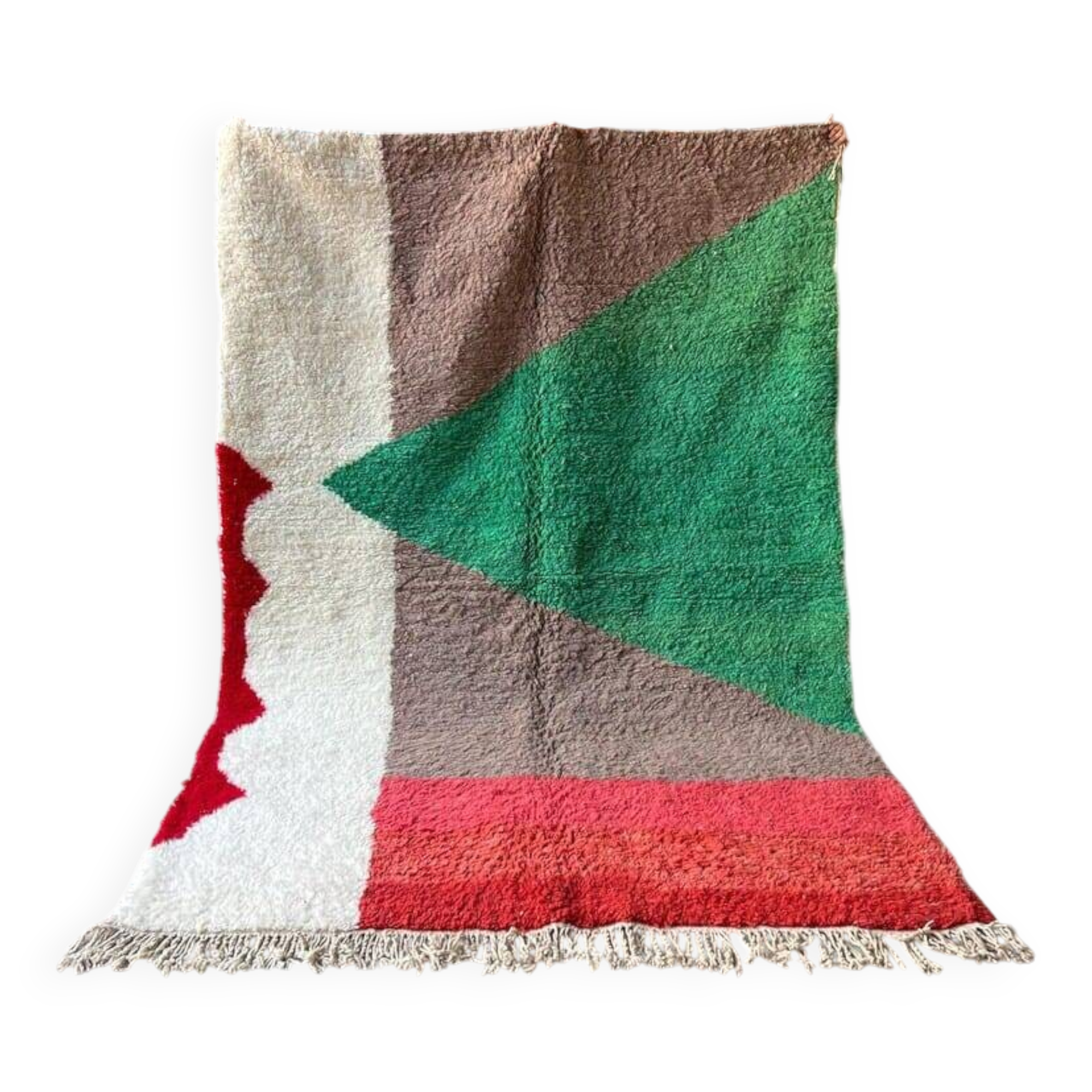 Handmade pure wool rug, size 150 x 250 cm