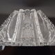 Vintage Cut Crystal Glass Vase, Glasswork Novy Bor, 1950's.