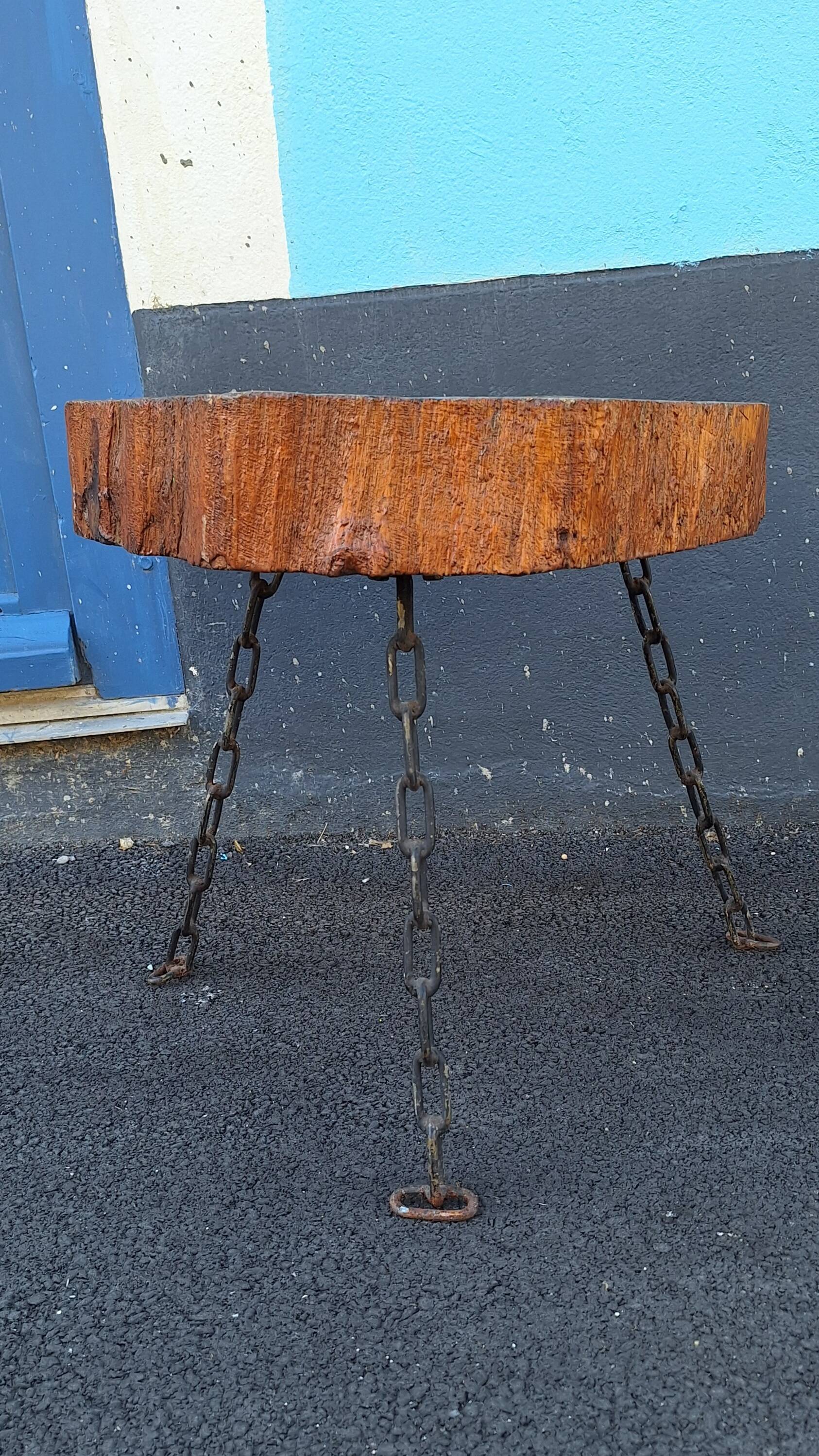 Brutalist side table/stool