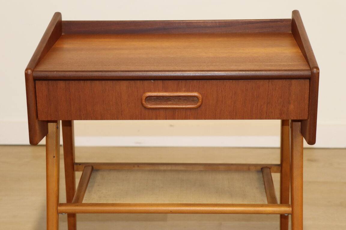Scandinavian teak bedside table, 1960