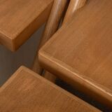 Vintage Italian Iva Dining Chairs Roberto Pamio Renato Toso Stilwood