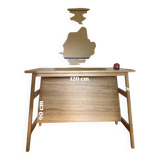 Table de bar en chêne massif