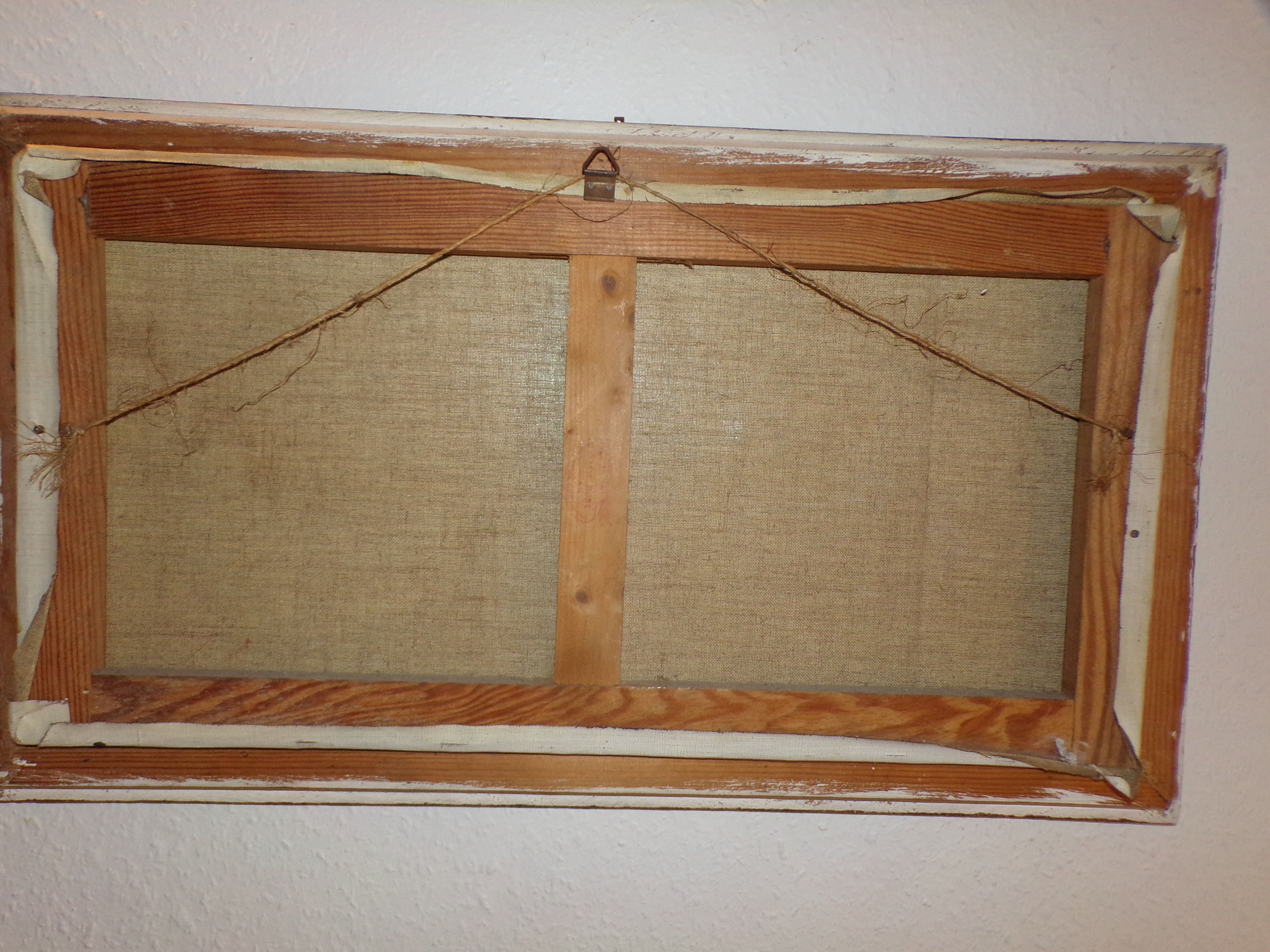 Oil painting and marine knife