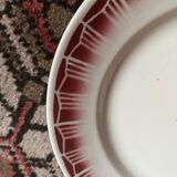 3 bistro style flat plates.
