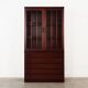 Mahogany showcase, Danish design, 1970s, production: Denmark