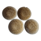 Set of 4 mushroom-style glazed ceramic plates