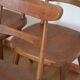 6 Scandinavian bistro chairs