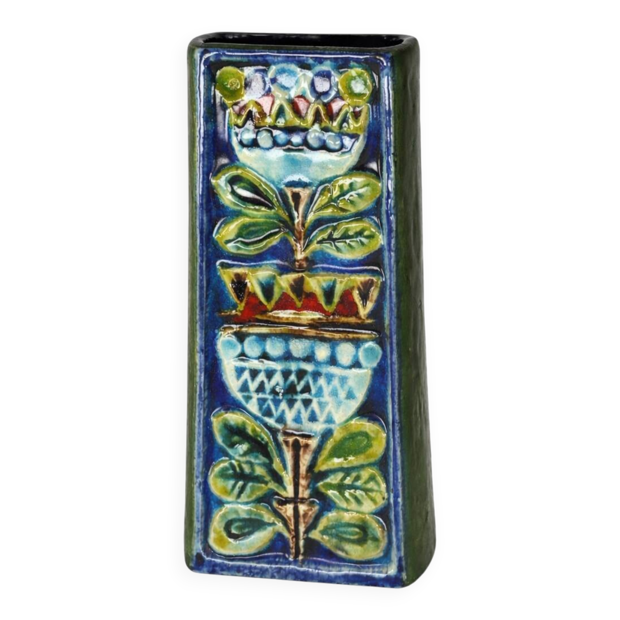 Fat Lava vase in ceramic Schramberg – Germany, 1960s