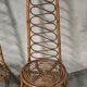 Set of 4 bamboo chairs produced, 1960