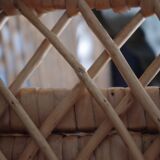 Vintage wicker and rattan