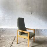 Scandinavian high-back lounge chair