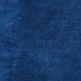 Contemporary Navy Blue Turkish Vintage Kilim Rug, 188x287Cm