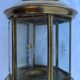 Vintage brass candle holder lantern