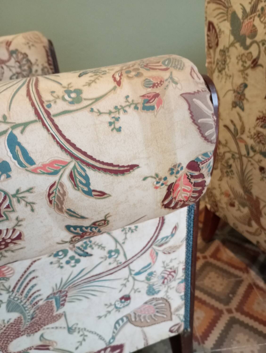 Pair of art deco armchairs