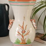 Handmade vintage ceramic vase from Italy.