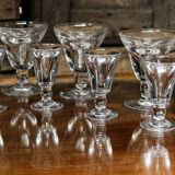 12 "boss glasses" or "scoundrels" in blown glass late 19th century, early 10th century
