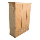 Solid pine cabinet fully stripped consisting of 3 doors and 6 drawers