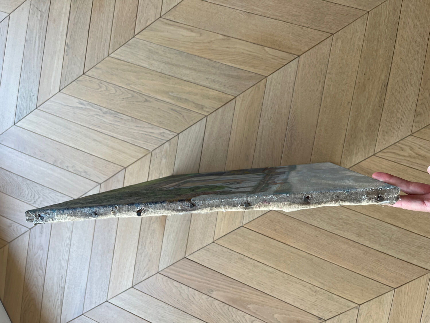 The port of Camaret, oil on canvas signed Henry Gaulet