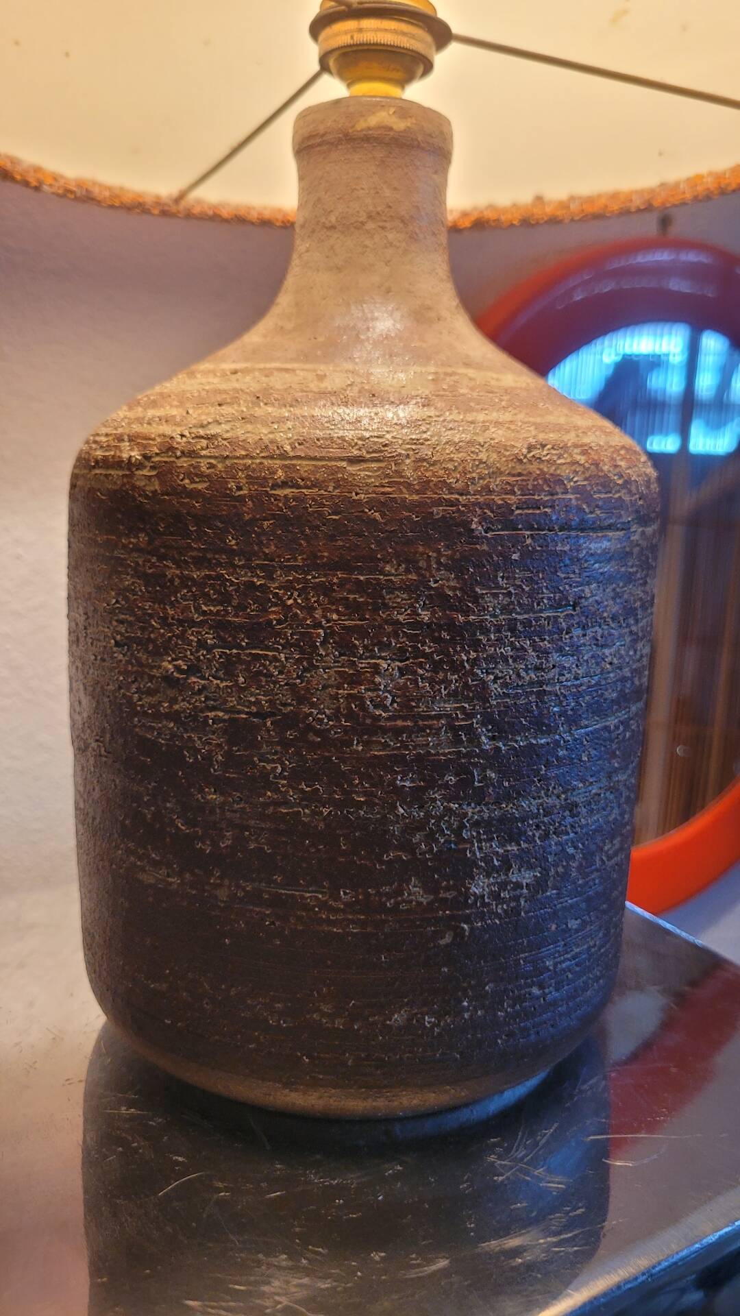 Jacques Pouchain table lamp in ceramic Atelier de Dieuleffit