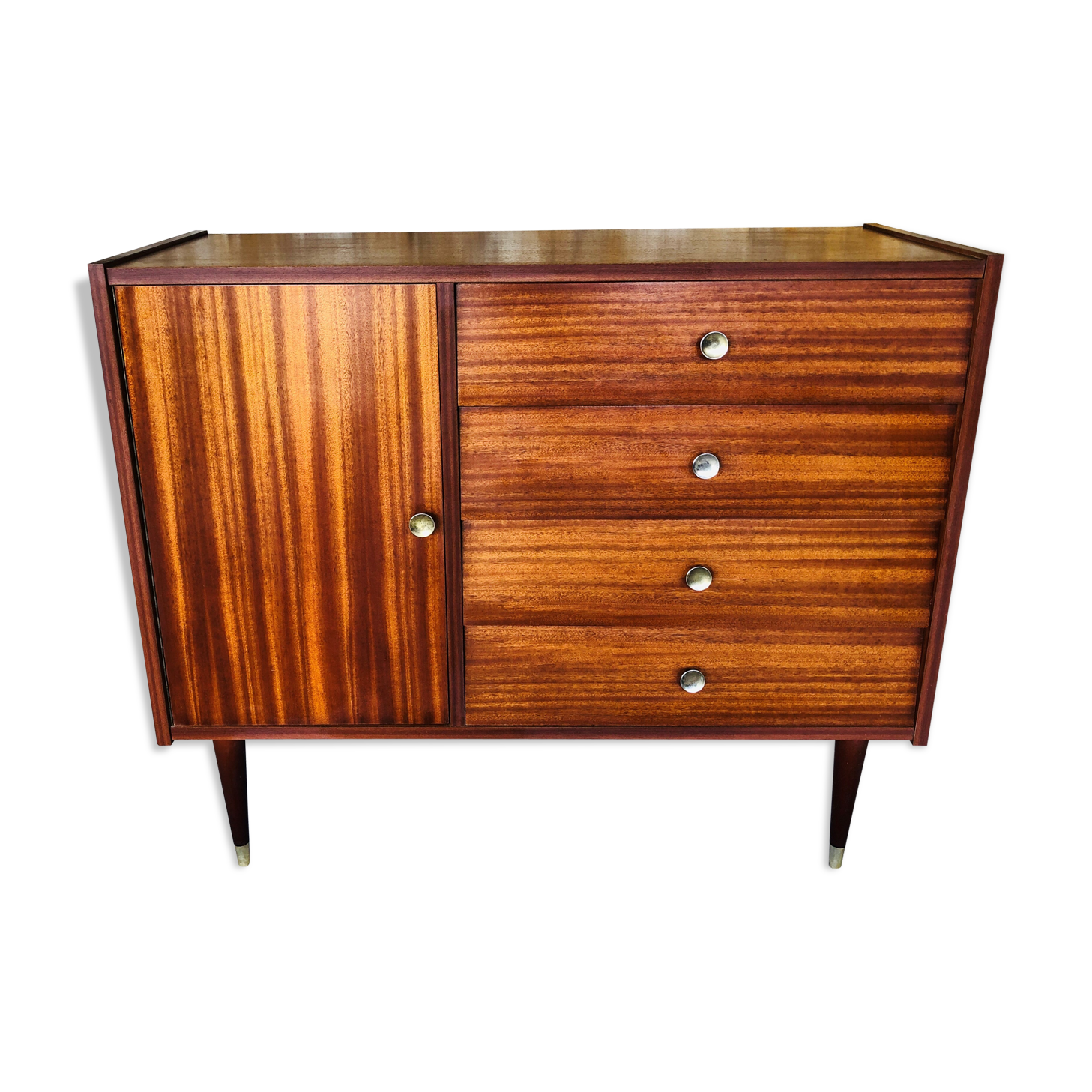 Vintage chest of drawers four drawers and 1 60s door