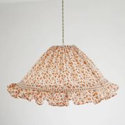 Suspension conique avec volant Emilia "fleurettes"
