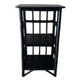 Étagère en rotin noir