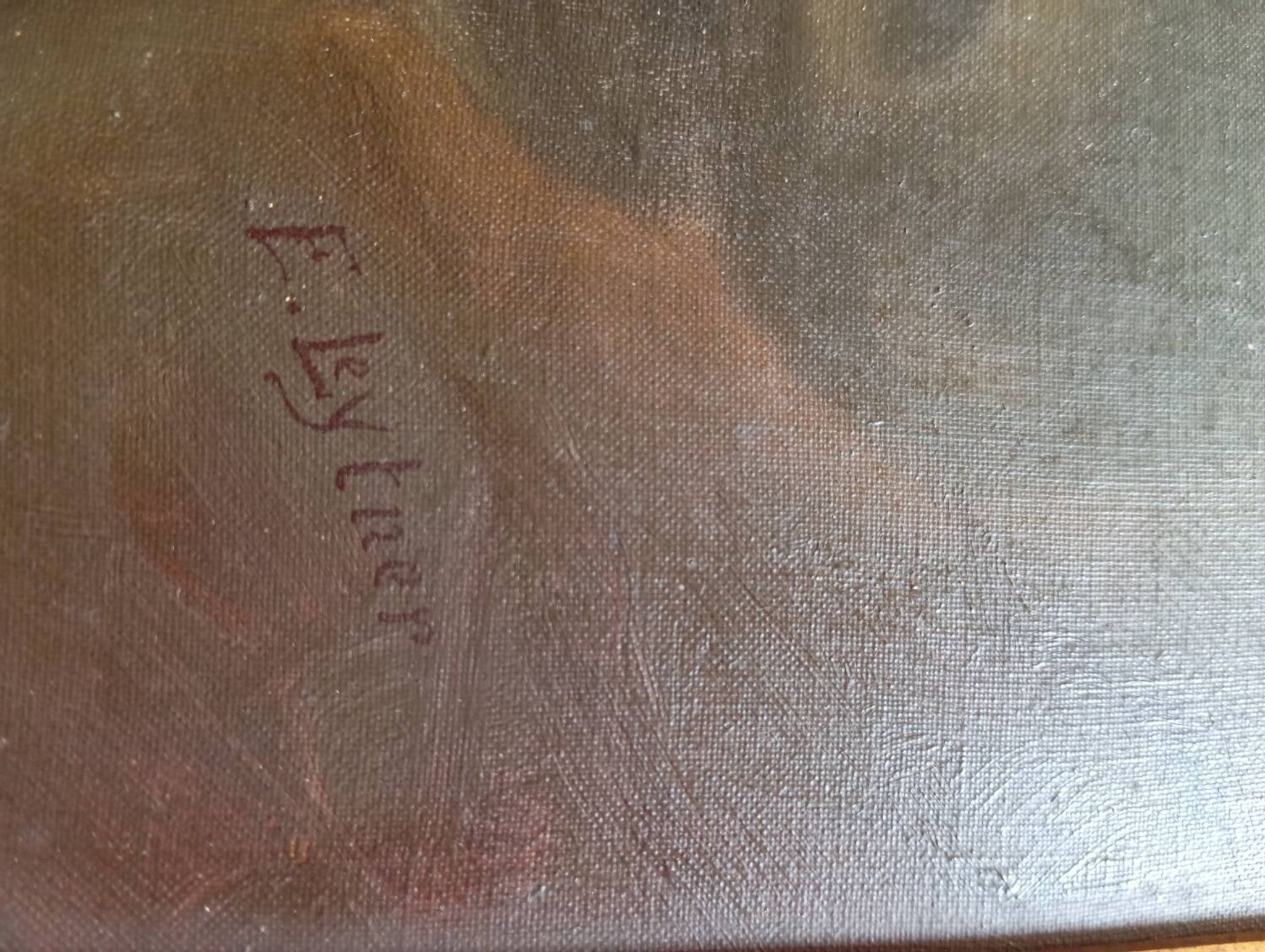 Portrait of a bourgeois, dated and signed.