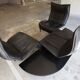 Leather sofa model "Veranda" Vico Magistretti for Cassina