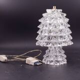 Elegant Table Lamp in Rostrato Murano Glass Vase for Barovier & Toso, 1940s