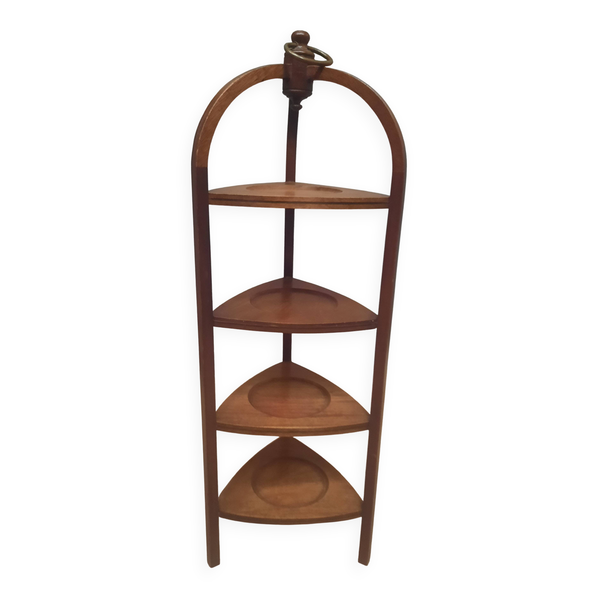 Mahogany plate holder