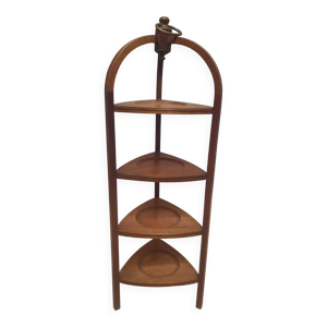 Porte assiette en acajou