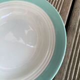 4 turquoise plates St Amand Ceranord
