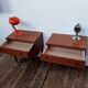 Tables de chevet vintage 1960
