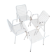 4 chairs EMU Rio 1965
